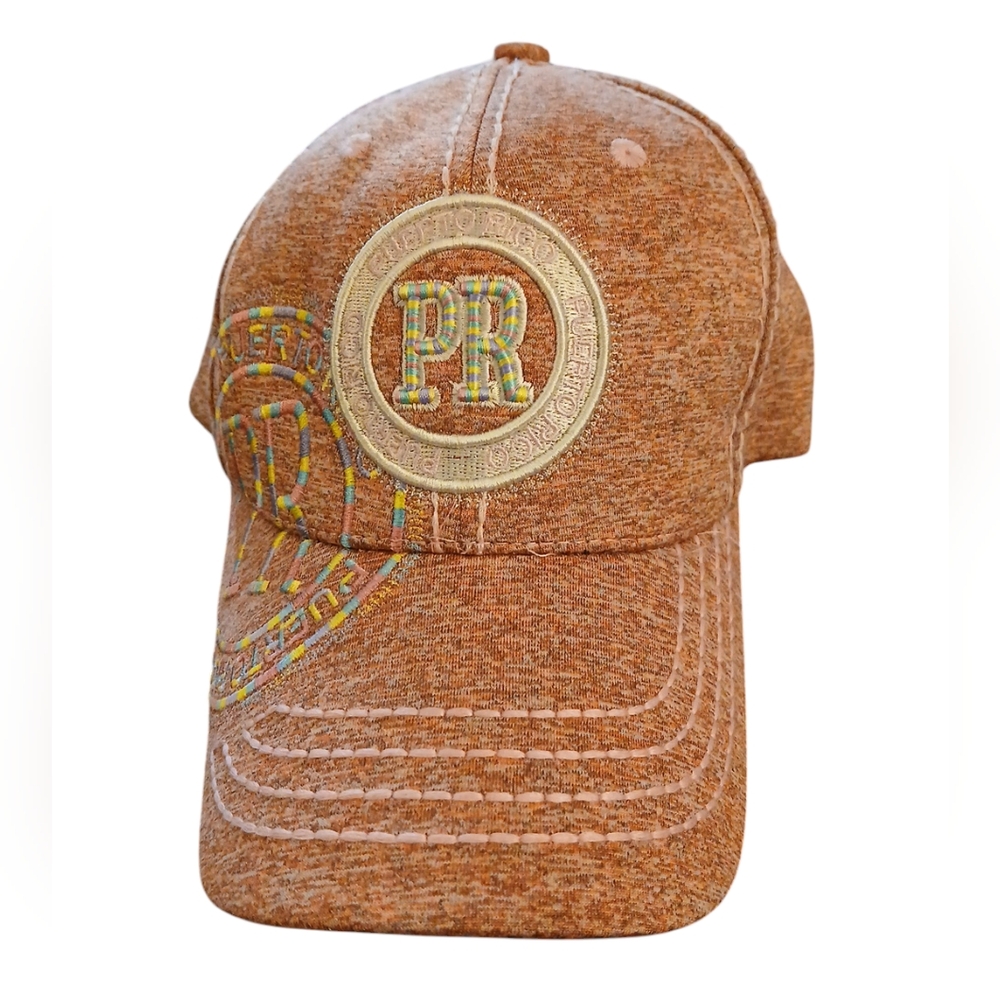 ROBIN RUTH Puerto Rico Heather Pink Cap with Black Interior
